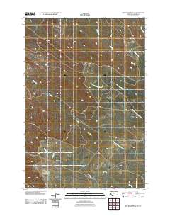 Knudson Draw NE 2011 topographic map thumbnail