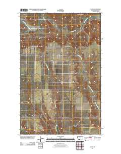 Lustre 2011 topographic map thumbnail