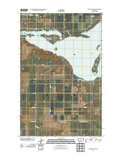 Medicine Lake 2011 topographic map thumbnail