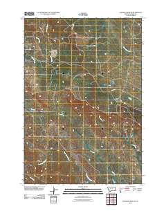 Elkhorn Creek SW 2011 topographic map thumbnail