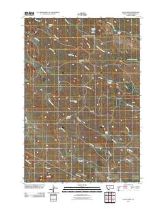 Leslie Creek 2011 topographic map thumbnail