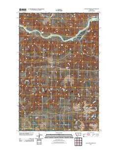 Gallatin Rapids 2011 topographic map thumbnail