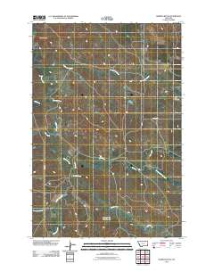 Harmon Butte 2011 topographic map thumbnail