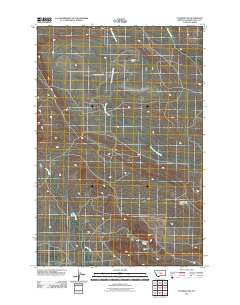Cushman NW 2011 topographic map thumbnail
