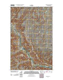 Hubert Hill 2011 topographic map thumbnail