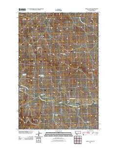 Searl Coulee 2011 topographic map thumbnail