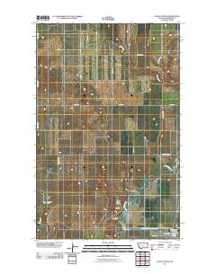 Alkali Coulee 2011 topographic map thumbnail