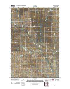 Angela 2011 topographic map thumbnail