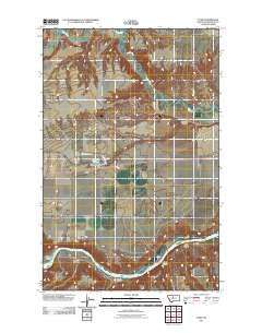 Tunis 2011 topographic map thumbnail