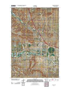 Vaughn 2011 topographic map thumbnail