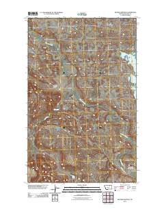 Whitewater West 2011 topographic map thumbnail