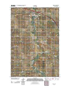 Wibaux 2011 topographic map thumbnail