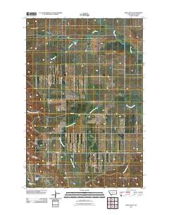 Shell Butte 2011 topographic map thumbnail