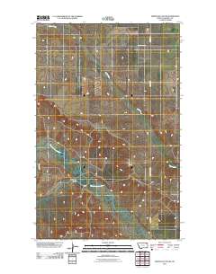 Shipstead Coulee 2011 topographic map thumbnail