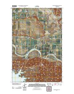 Milk River Hills 2011 topographic map thumbnail