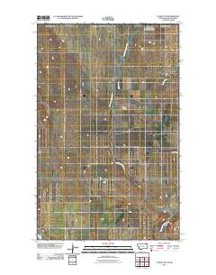 Scobey NW 2011 topographic map thumbnail