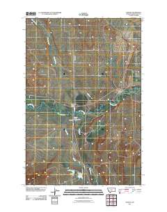 Twodot 2011 topographic map thumbnail