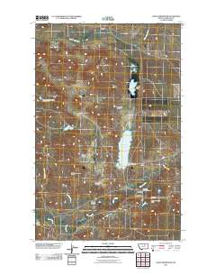 Veseth Reservoir 2011 topographic map thumbnail