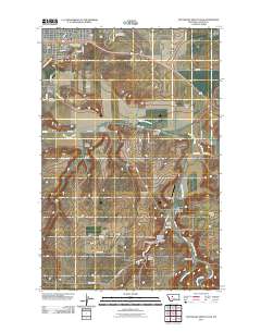 Southeast Great Falls 2011 topographic map thumbnail