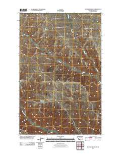 Blizzard Reservoir 2011 topographic map thumbnail