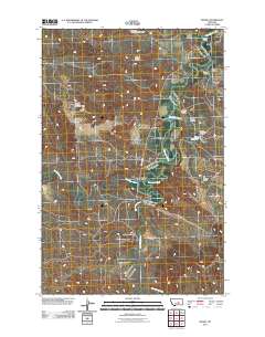 Mosby 2011 topographic map thumbnail