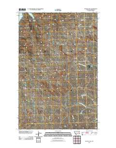 Buffalo Hill 2011 topographic map thumbnail