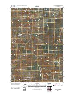 Wheat Basin SW 2011 topographic map thumbnail