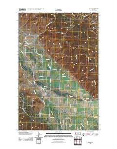 Arlee 2011 topographic map thumbnail