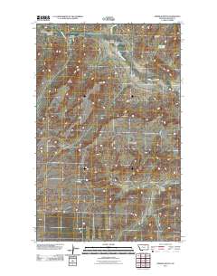 Emerick Bench 2011 topographic map thumbnail