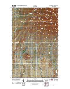 Haystack Butte 2011 topographic map thumbnail