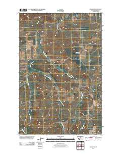 Hilger NW 2011 topographic map thumbnail