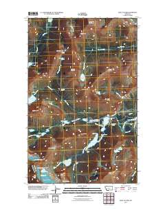Many Glacier 2011 topographic map thumbnail