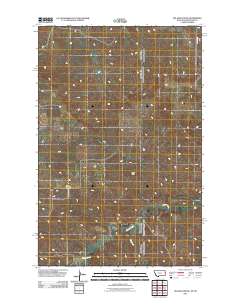Odland Dam NE 2011 topographic map thumbnail
