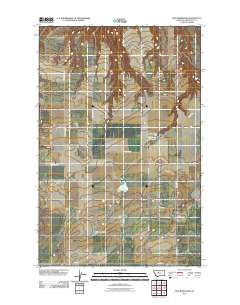 Rice Reservoir 2011 topographic map thumbnail