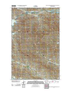 Triple Crossing Reservoir East 2011 topographic map preview