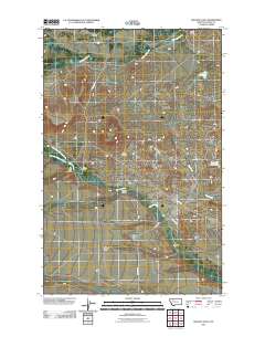 Watson Flats 2011 topographic map thumbnail