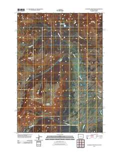 Quadrant Mountain 2011 topographic map thumbnail