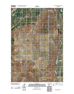 Three Forks SE 2011 topographic map thumbnail