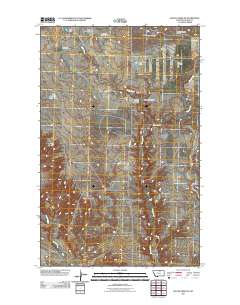 Wayne Creek SE 2011 topographic map thumbnail