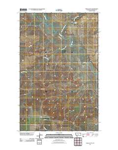 Windy Butte 2011 topographic map thumbnail