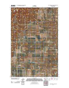 Soda Spring Coulee 2011 topographic map thumbnail