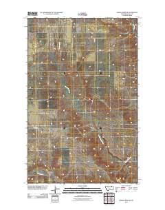 Spring Creek SW 2011 topographic map thumbnail