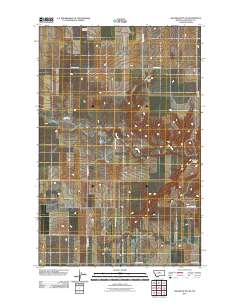 Square Butte NE 2011 topographic map thumbnail