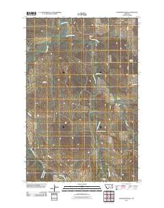 Woodworth Hill 2011 topographic map thumbnail