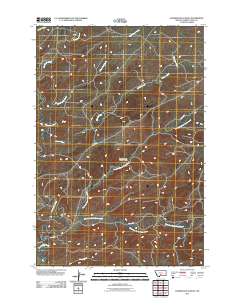 Sourdough School 2011 topographic map thumbnail