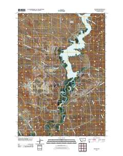 Decker 2011 topographic map thumbnail
