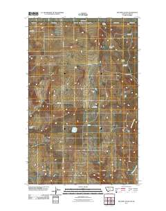 Beaupre Coulee 2011 topographic map thumbnail
