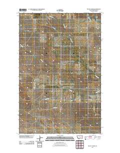Beauty Creek 2011 topographic map thumbnail