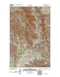 Blanchard Ranch 2011 topographic map thumbnail