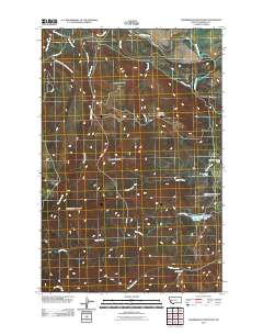 Chamberlain Mountain 2011 topographic map thumbnail
